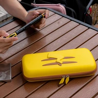 for nintendo switch storage case ns yellow picachu enhanced bag anti shock hard case waterproof pouch