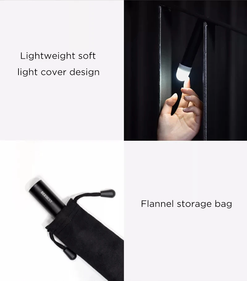 [Горячий] Xiaomi BEEbest Flash светильник 1000LM 5 моделей Масштабируемые многофункциональные Яркость Портативный EDC с магнитным габаритный задний фонарь для мотоцикла