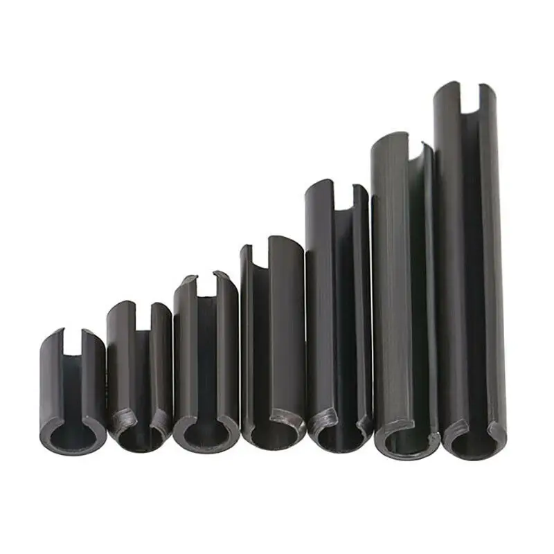 Spring Pins M1.5-M4 Cylindrical Elastic Open Dowel Roll Pin Slotted Split Tension Black Zinc Carbon Steel GB879 | Обустройство дома