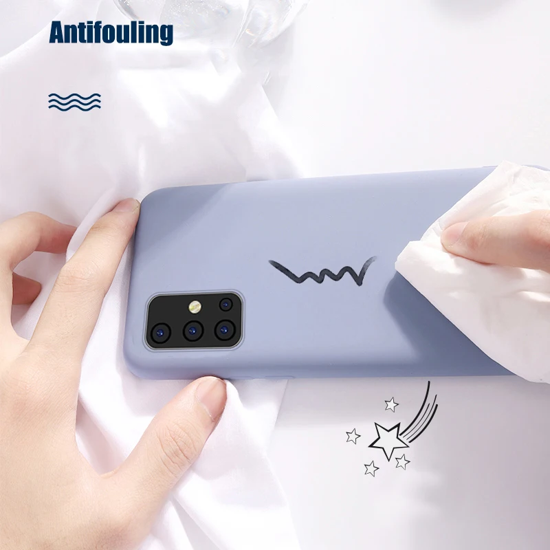 Чехол для Samsung Galaxy Note 20 ультрамягкий противоударный чехол из жидкого силикона и