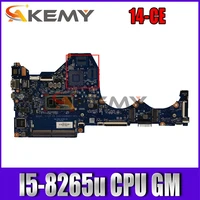 akemy new 14 ce mainboard for hp pavilion 14 ce dag7admb8d0 laptop motherboard mainboard with i5 8265u cpu gm tested 100 ok