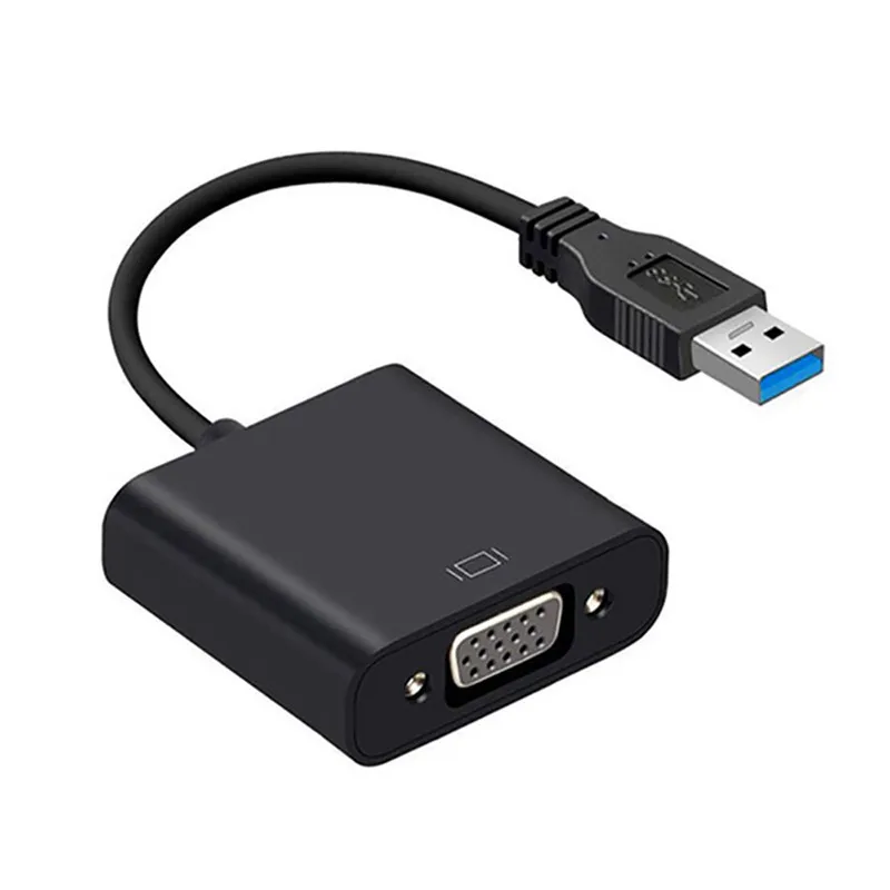 Кабель адаптер USB 3 0 на VGA внешняя видеокарта конвертер мультидисплея для ПК