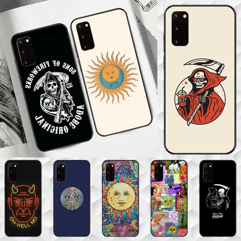 

Gothic Witch Satan Phone Case for Huawei honor 7A 8X 8s 9 9X 10 10i 20 30 Play lite pro soft Fundas cover