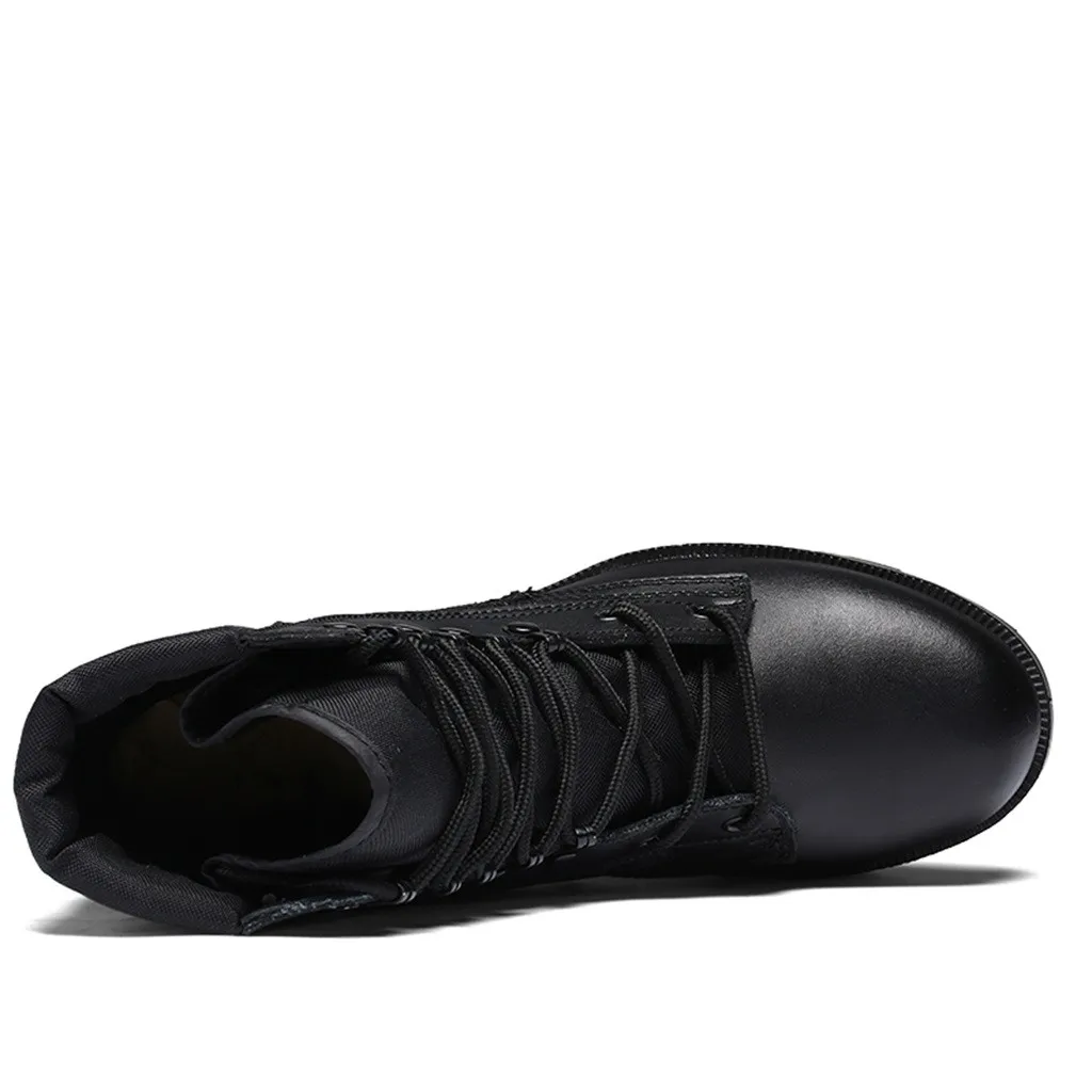 

Tactical Military Boots Mens Working Safety Shoes Army Black Combat Boots Men Shoes Desert Female 7.22