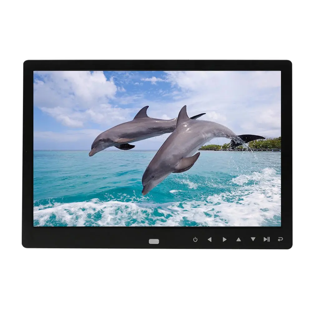 Цифровая фоторамка 12 дюймов электронная цифровая IPS дисплей с LCD 1080P MP3 MP4 видео