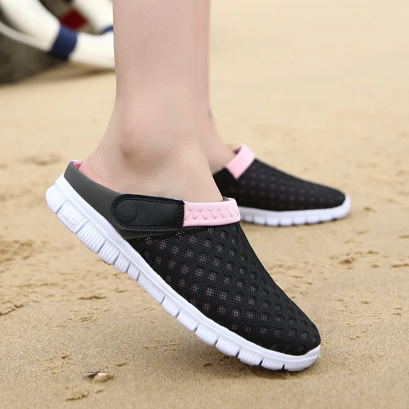 Шлепанцы wchio мужские/женские сетчатая дышащая садовая сандалия пляжные шлепанцы