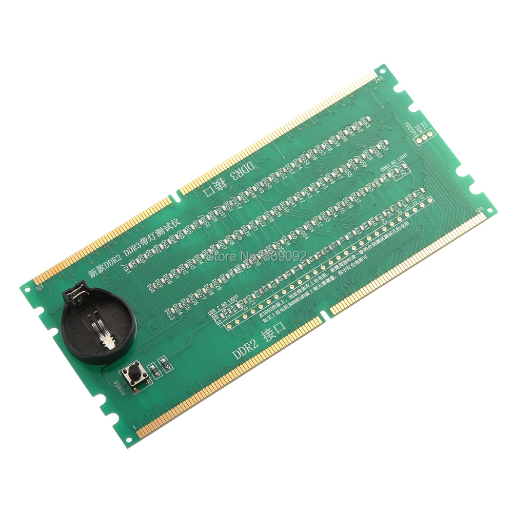 Две в одной настольной материнской плате Тестовая карта DDR2/DDR3 с светодиодный тестовый прибор для Intel и AMD Материнская плата Тестер для ремонта