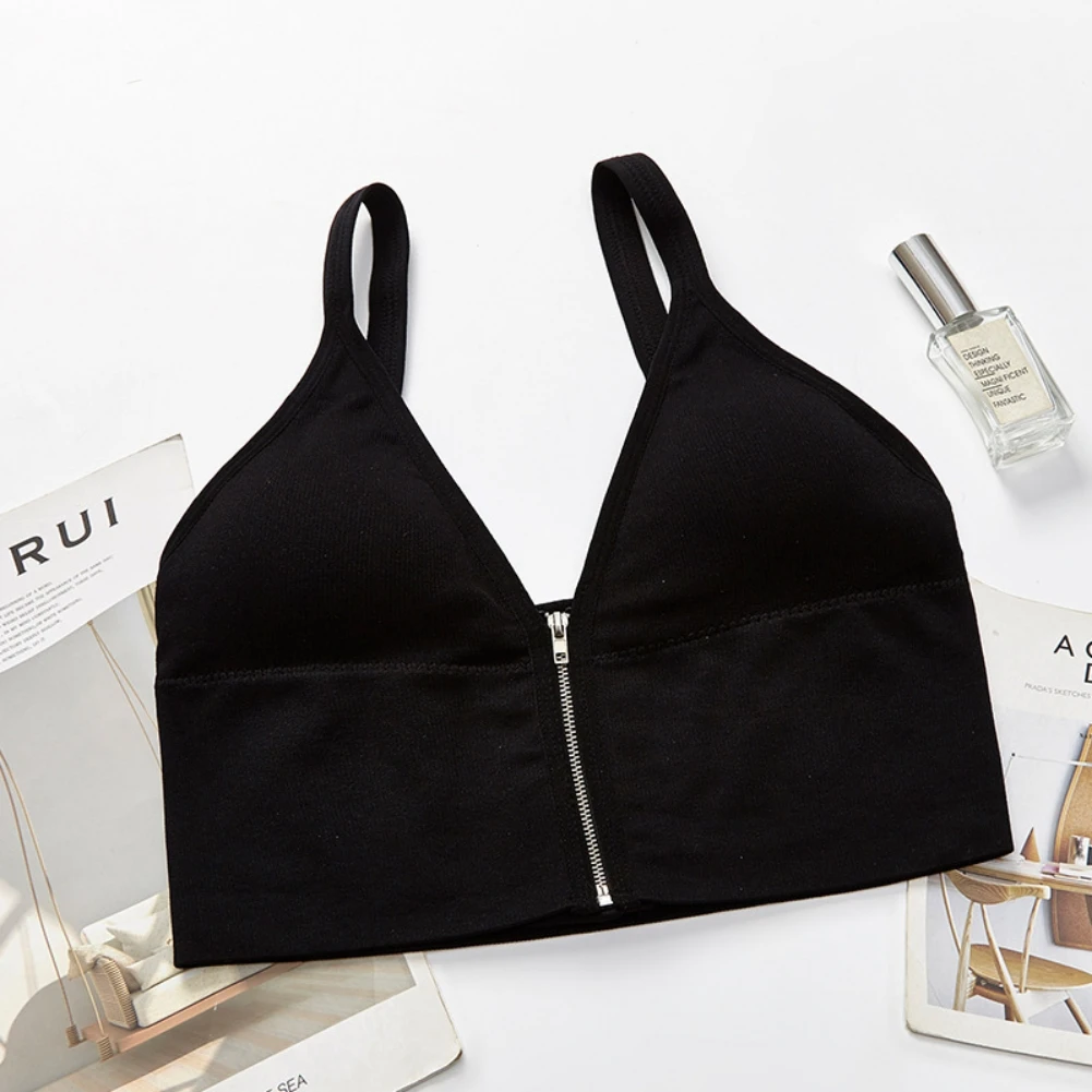 

Women Wirefree Bra Beauty Backless Vest Thin Cup Bras Lingerie Comfort Bralette Padded Brassiere Seamless Girls Underwear