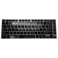 laptop keyboard for toshiba for satellite p840 p845 v130670bs3 v13066abs3us english us black with gray frame with backlit new