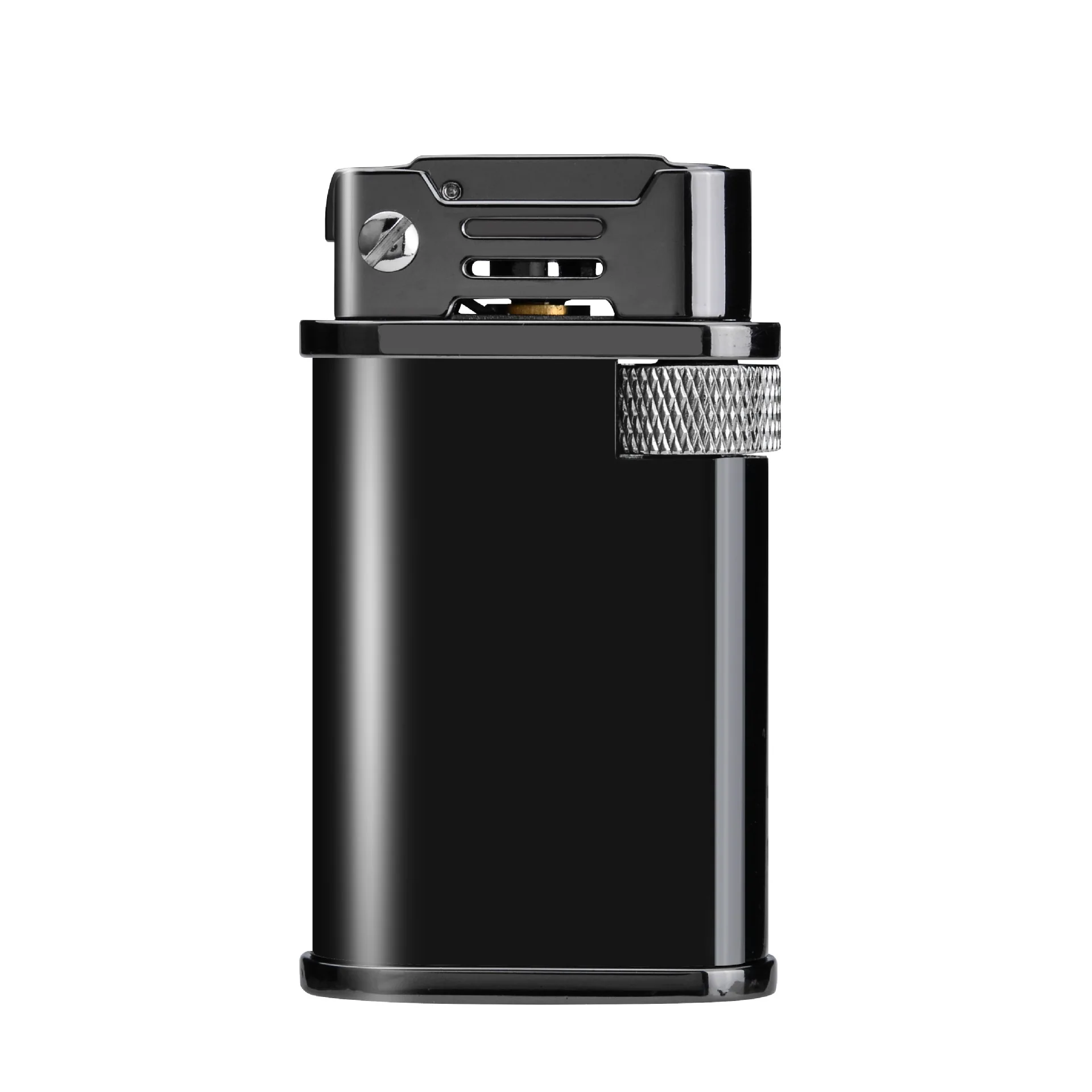 

New Retro Kerosene Lighter Windproof Metal Grinding Wheel Lighter Flint Side-slip Personality Creative Ejection Rocker Gadget
