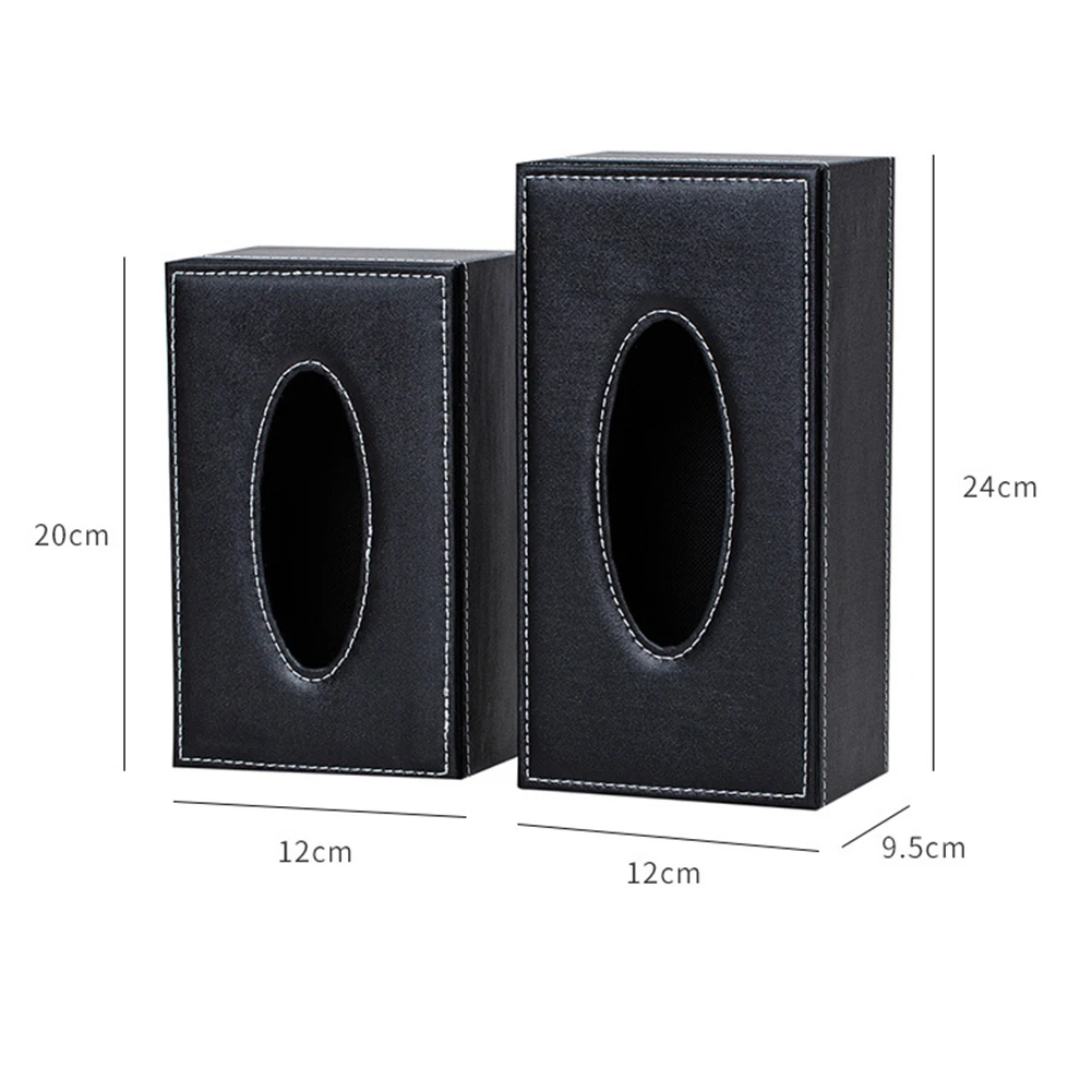 Бытовая коробка из искусственной кожи для салфеток автомобильный держатель