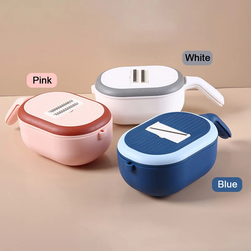 

Multi-function Slicer Cutter Rotate Drain Basket Kitchen Shredder Grater Peeler