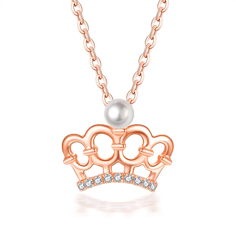 Ожерелье с бриллиантами ZOCAI Fine 18K Корона чокер ювелирные изделия подвеска