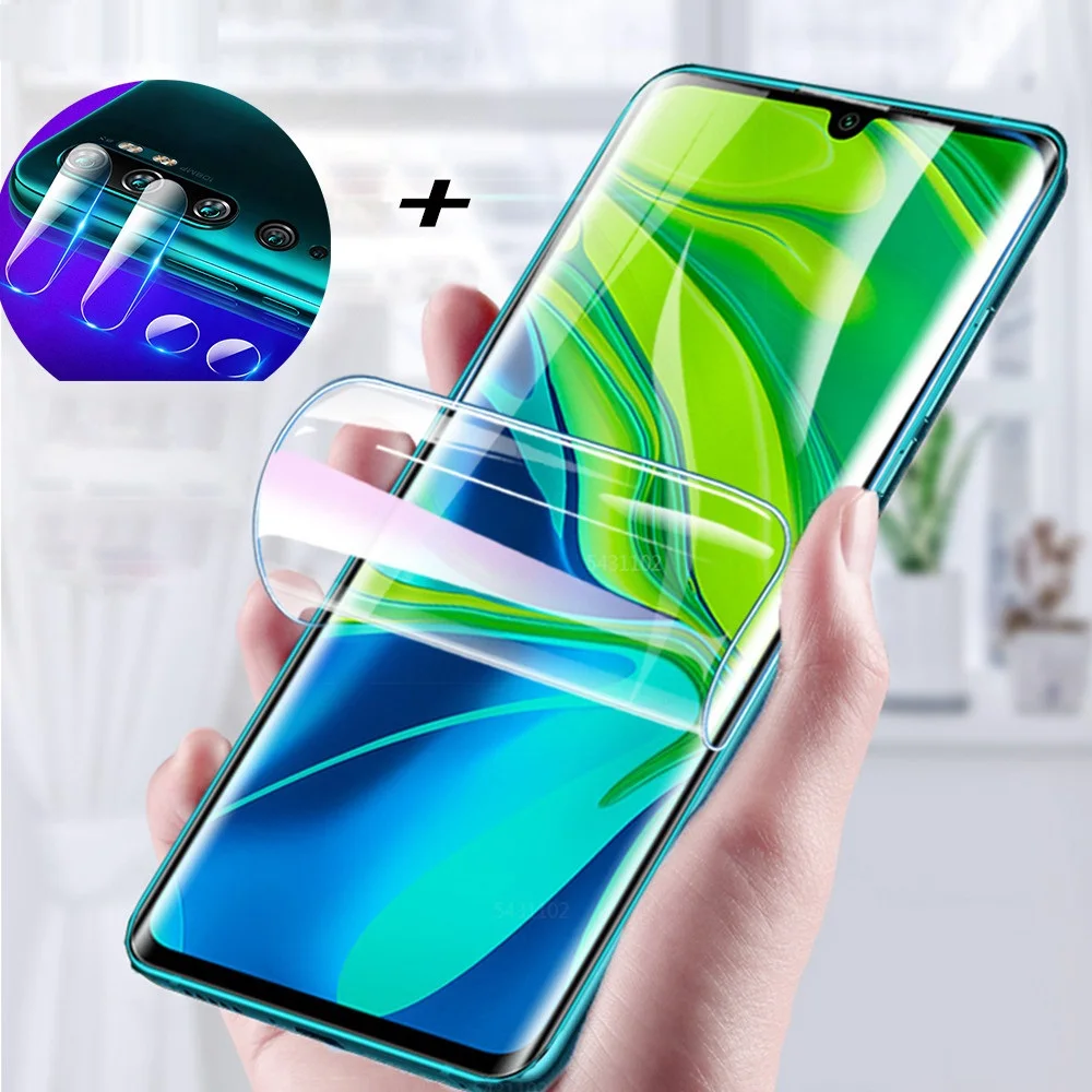 

Гидрогелевая пленка и пленка для объектива камеры для xiaomi 10 lite 5G, Защита экрана для xiaomi 10 pro, mi 10, 10pro, 10 lite, 10 Pro, мягкая пленка