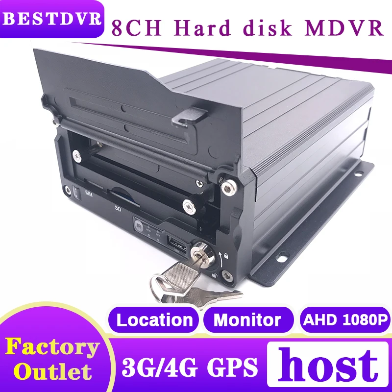 Многоязычный Автомобильный видеорегистратор ahd 1080p H.264 3G/4G глобальная версия 8