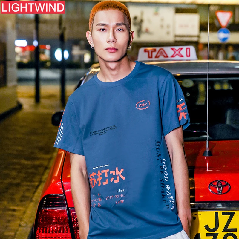 Мужская футболка с коротким рукавом в стиле хип хоп|Мужские футболки| |