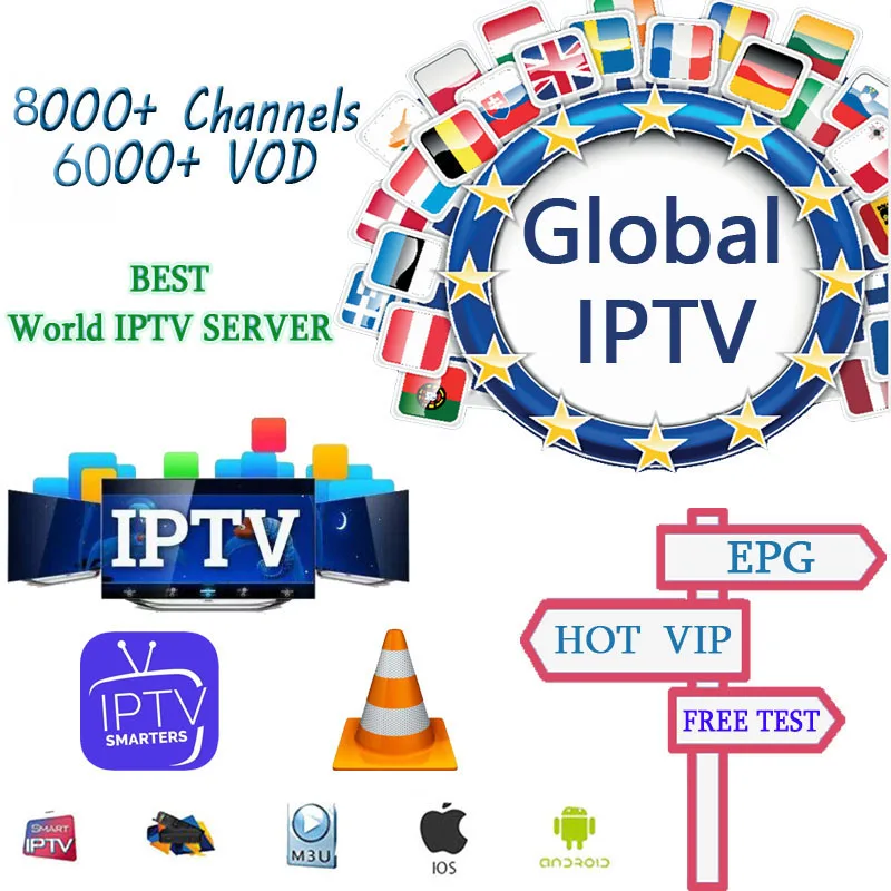 Мировое IPTV подписка 8000+ iptv Испанский Арабский Европа Французский Немецкий польский albania uk sports IPTV M3U MA9 бесплатный тест