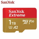 Карта памяти SanDisk Extreme Micro SD U3 A2, карта памяти 32 Гб 64 Гб 128 ГБ 256 ГБ TF-карта для камеры, дрона