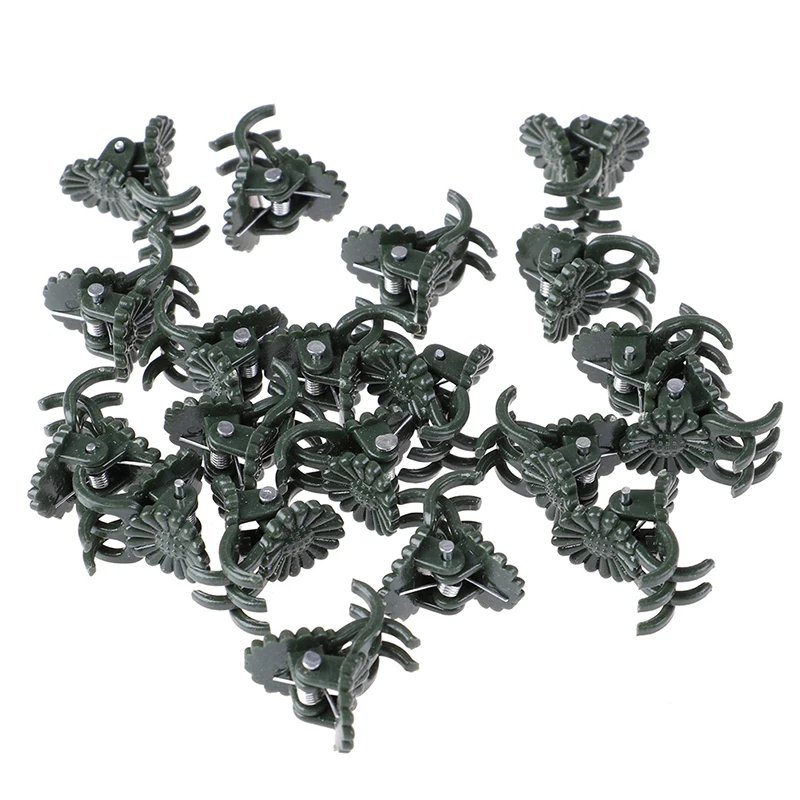 

20Pcs/lot Plant Fix Clips Orchid Stem Vine Support Flowers Tied Branch Clamping