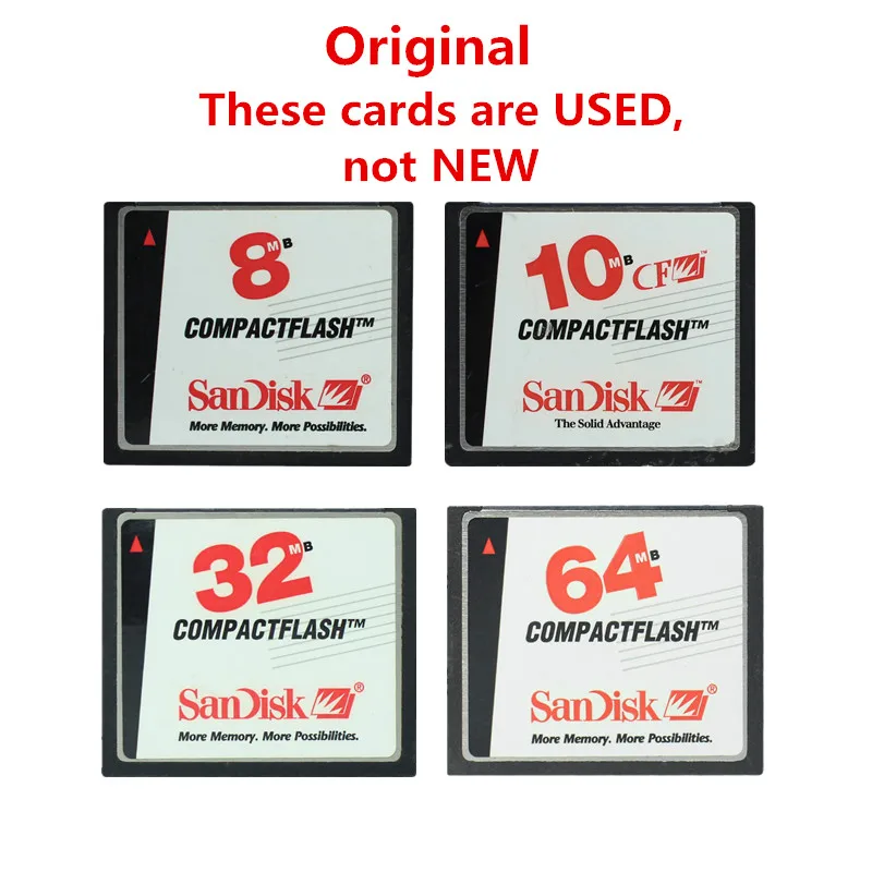 Карта памяти sandisk 8mb 10mb 32mb 64mb CompactFlash CF