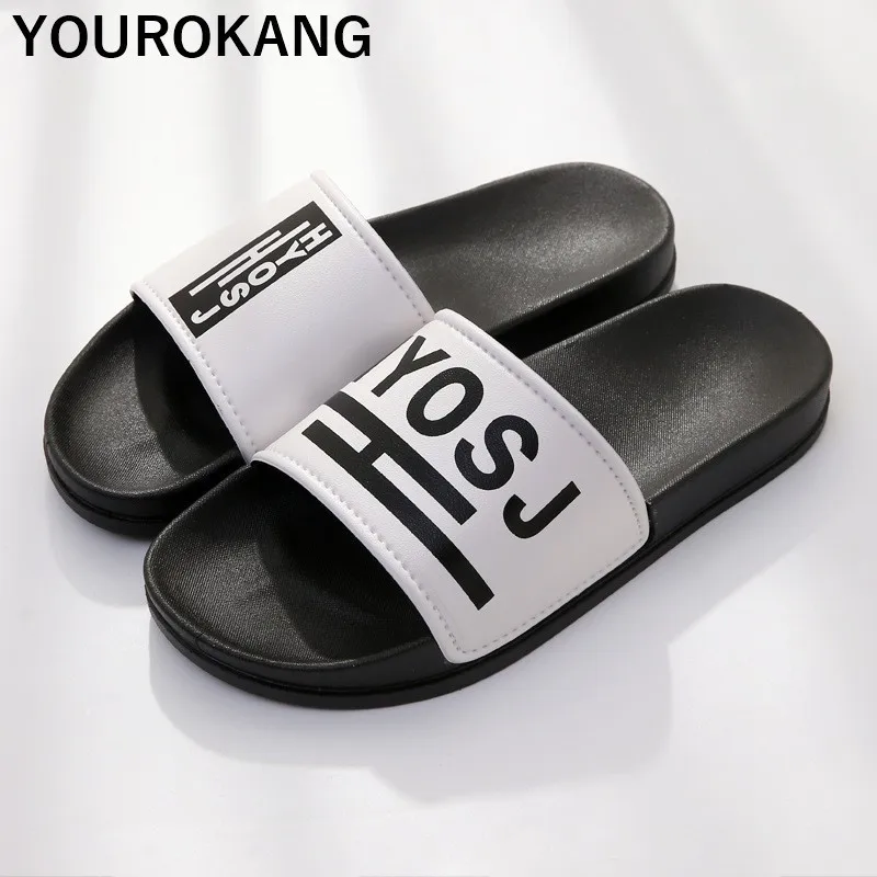 Женские летние пляжные тапочки Уличная обувь унисекс модные женские шлепанцы