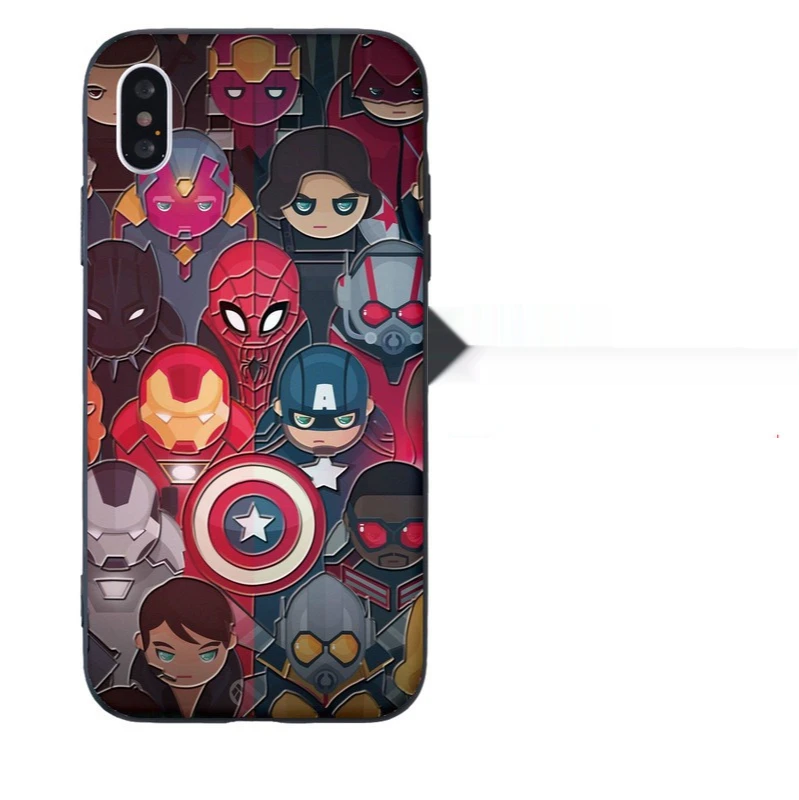 

Disney Marvel Iron Man for IPhone12mini Phone Case for IPhone12/11/11pro/12mini/xr/x/xsmax/11promax/6/7/8/7plus Cool Phone Cover