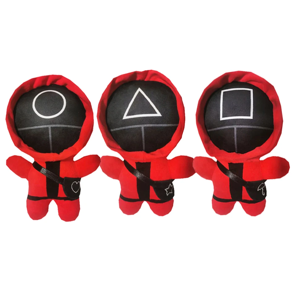 

Милые плюшевые куклы Pulpo Axolotl, игра кальмар, солдаты, Детские Рождественские плюшевые игрушки, украшения, детские подарки