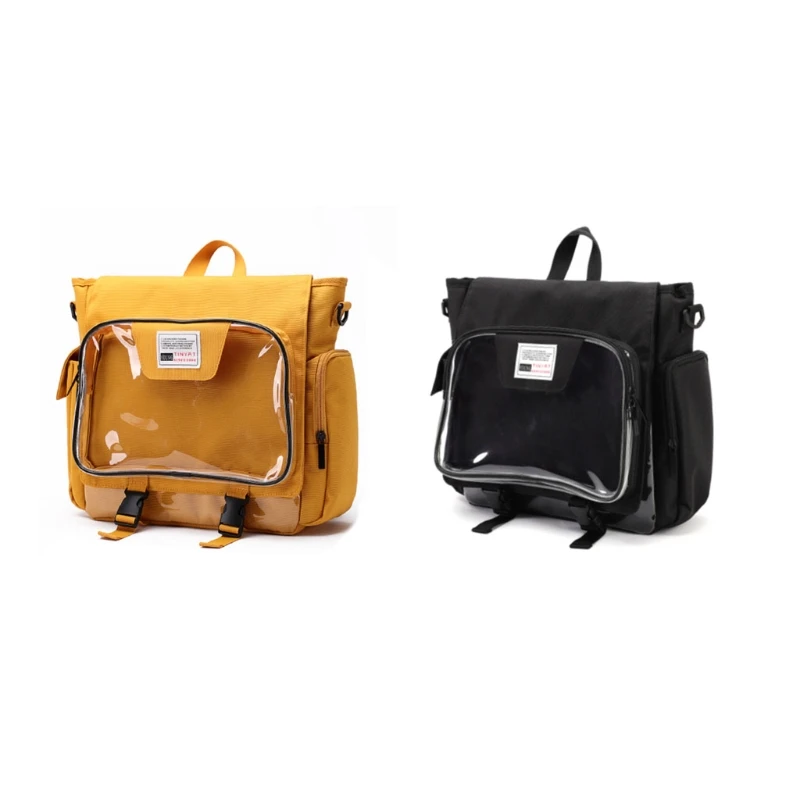 

Cute Girl School Backpack Women Multipurpose Fashion Transparent PVC Bag Tote for Teenage