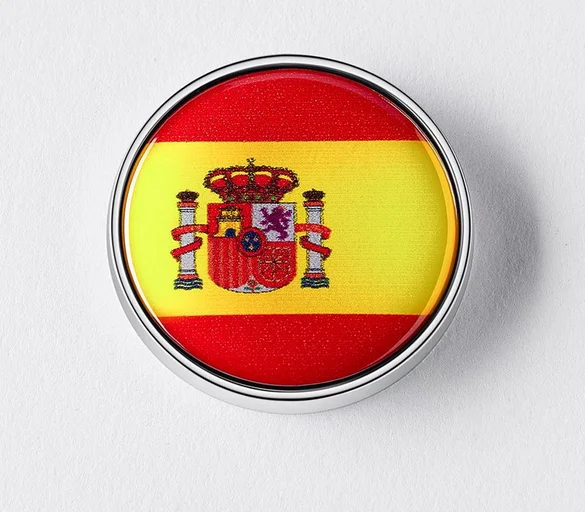 

3D Spain Flag Auto Emblem Badge Motorcycle Body Decals Sticker Car Accessories