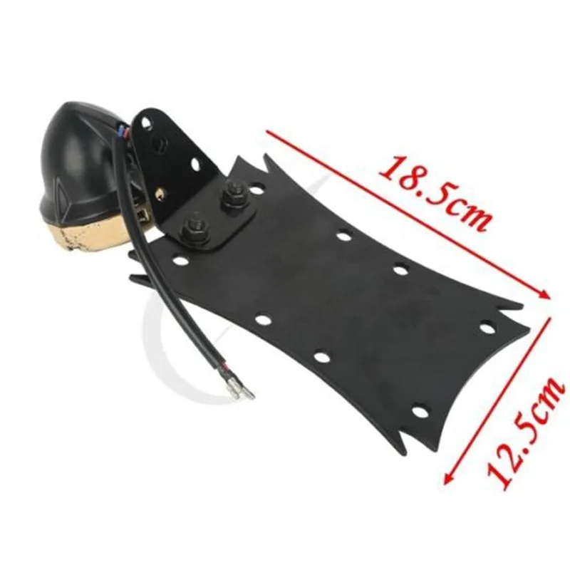 Изогнутый вертикальный кронштейн для задсветильник номерного знака мотоцикла