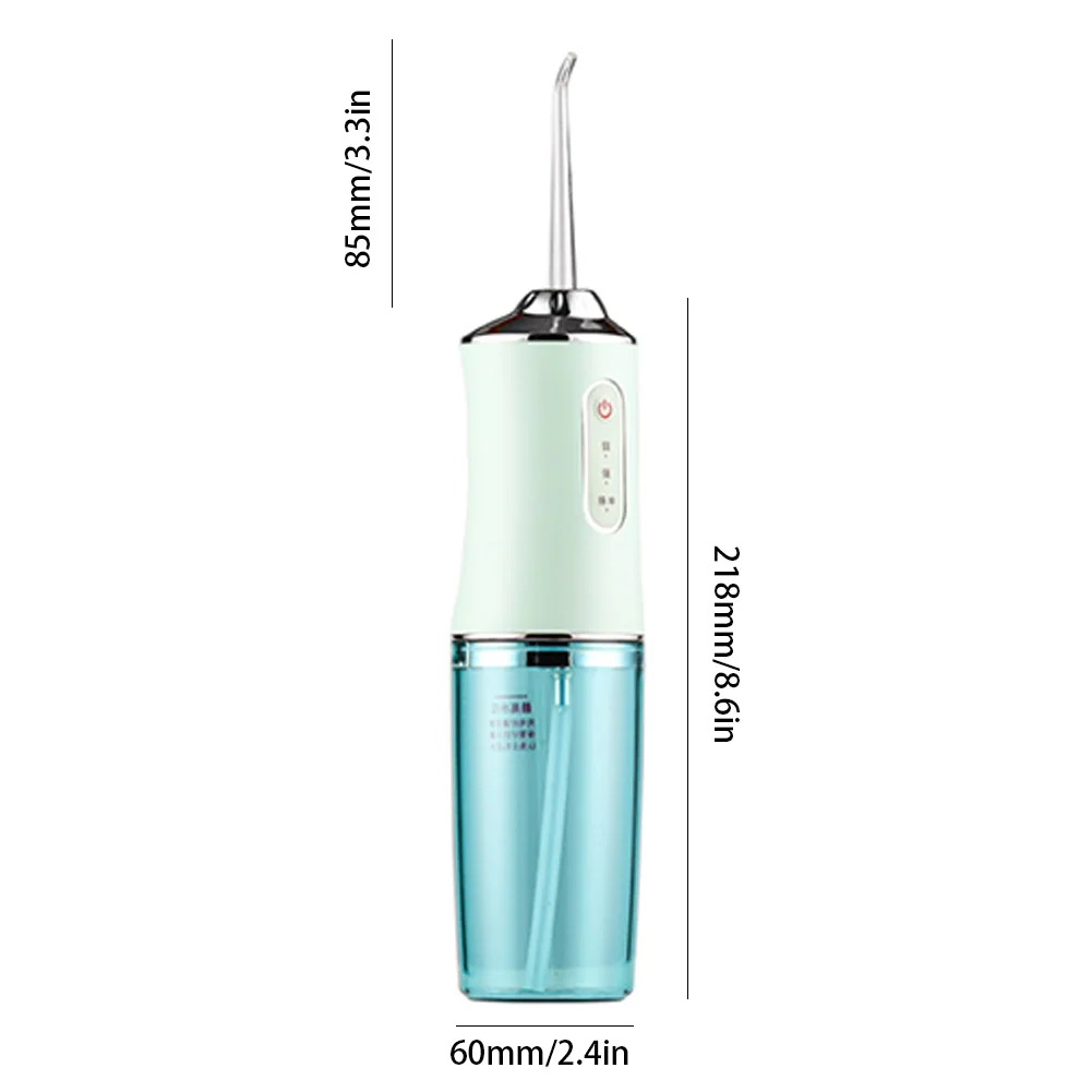

Oral Irrigator USB Rechargeable Water Flosser Portable Dental Water Jet 220ML Water Tank Oral Irrigator For Home Travel