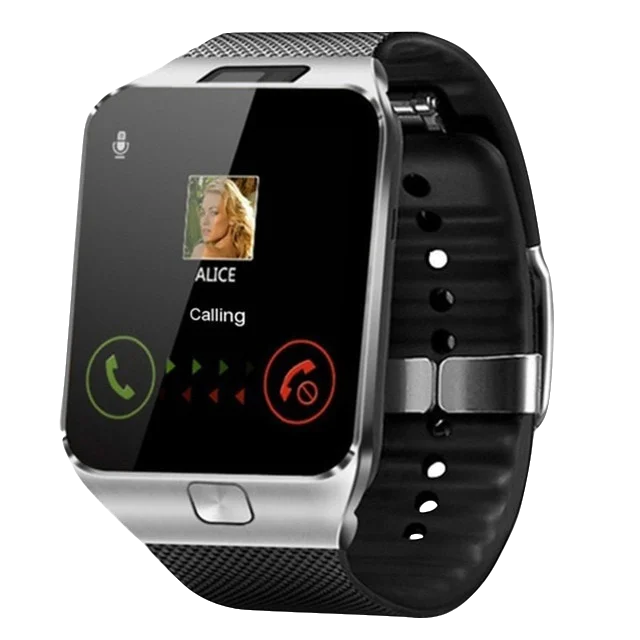 NEW Smart Watch Women Men Sport Pedometer With SIM Camera Smartwatch for Android HUAWEI Apple Samsung watch Pk Z60 DZ09 GT08 - Цвет: dz09-silver