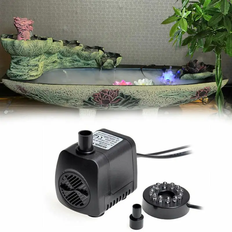 Мощный погружной водяной насос со светодиодсветильник кой 3 Вт|Насосы| |