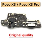 10 шт.лот, док-разъем Micro USB, зарядный порт, гибкий кабель, микрофонная плата для Xiaomi POCO X3 NFC  Poco X3 Pro