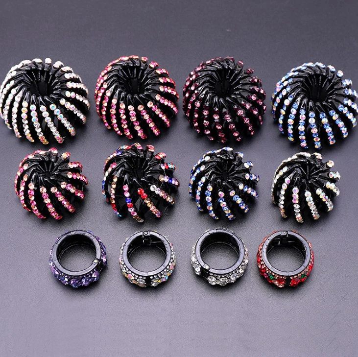 Цветные стразы Красочные заколки для волос в пучок шпильки ободок женщин и