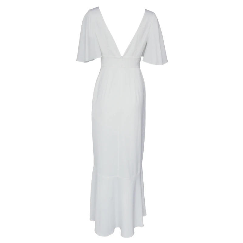 Вечерние платья из белого атласа женское облегающее летнее пляжное платье с