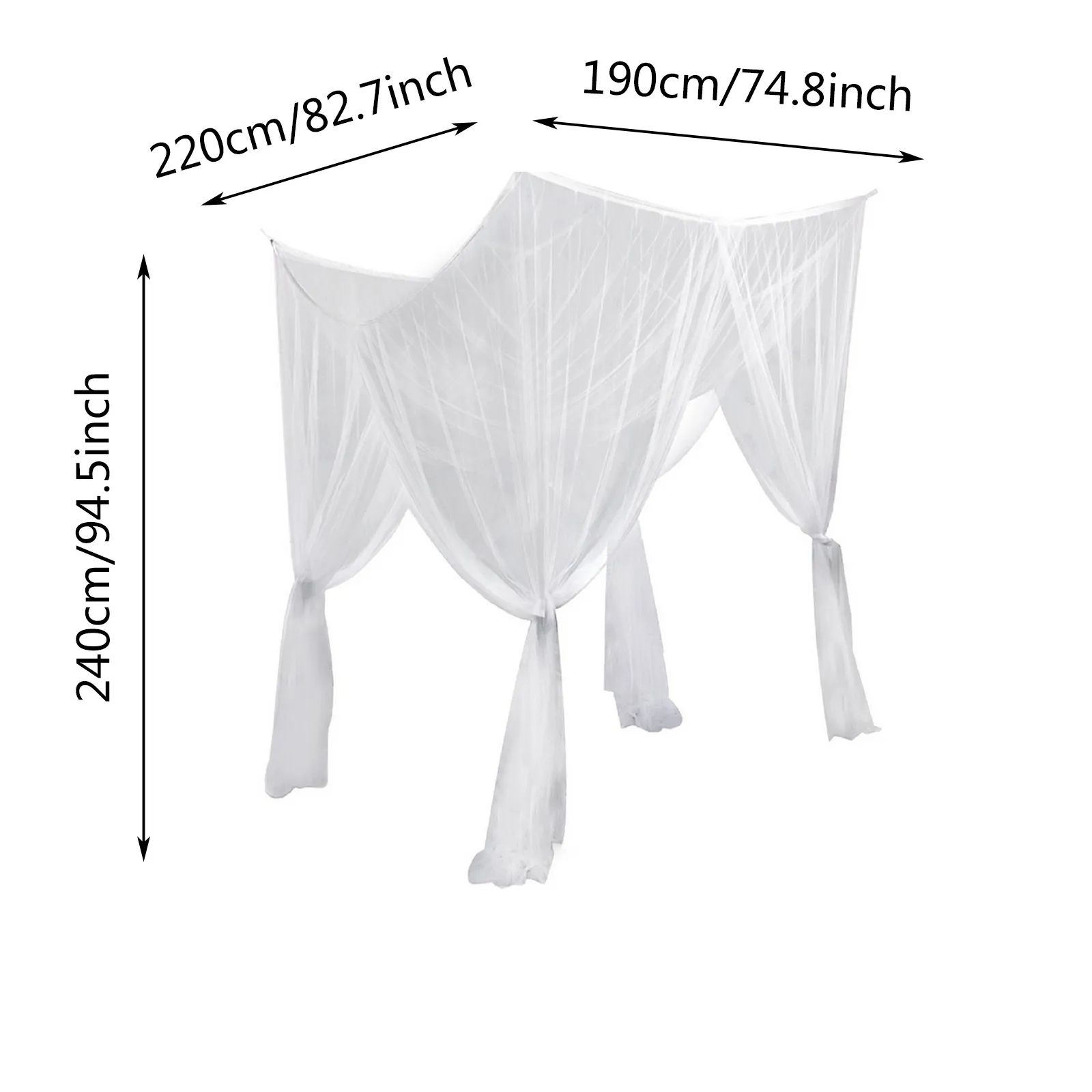 

F# Large Mosquito Net Bedroom Curtain Suitable All Cribs And King-size Beds Mosquito Repellent Insect Netting Mesh Cover Net