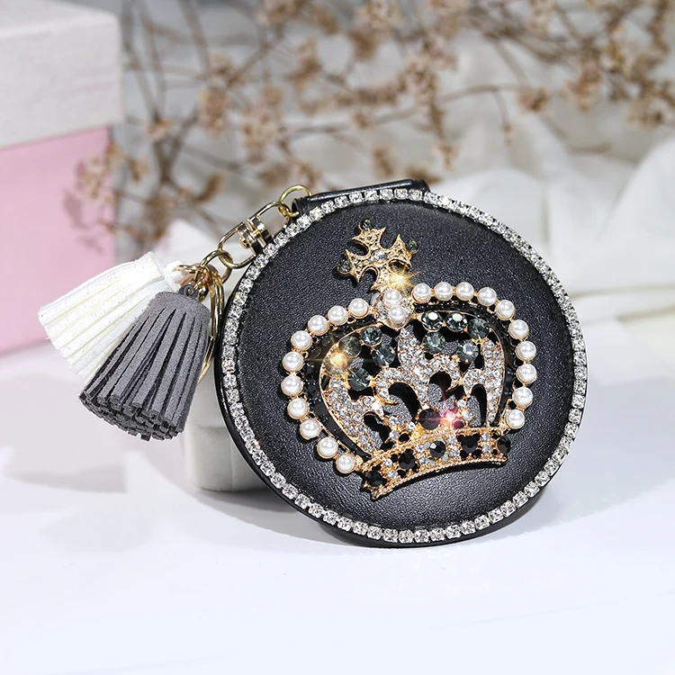 Стиль экокожа (полиуретан) Кожаная Мини карманный косметическое компактное