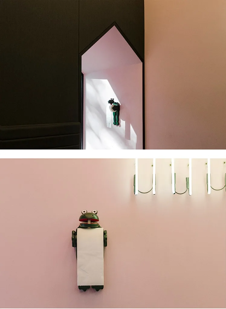 Креативные лягушки в форме бумажные полотенца Держатель для полотенец забавная туалетная бумага держатель для салфеток вешалка деревянная полка Бытовая твердая древесина