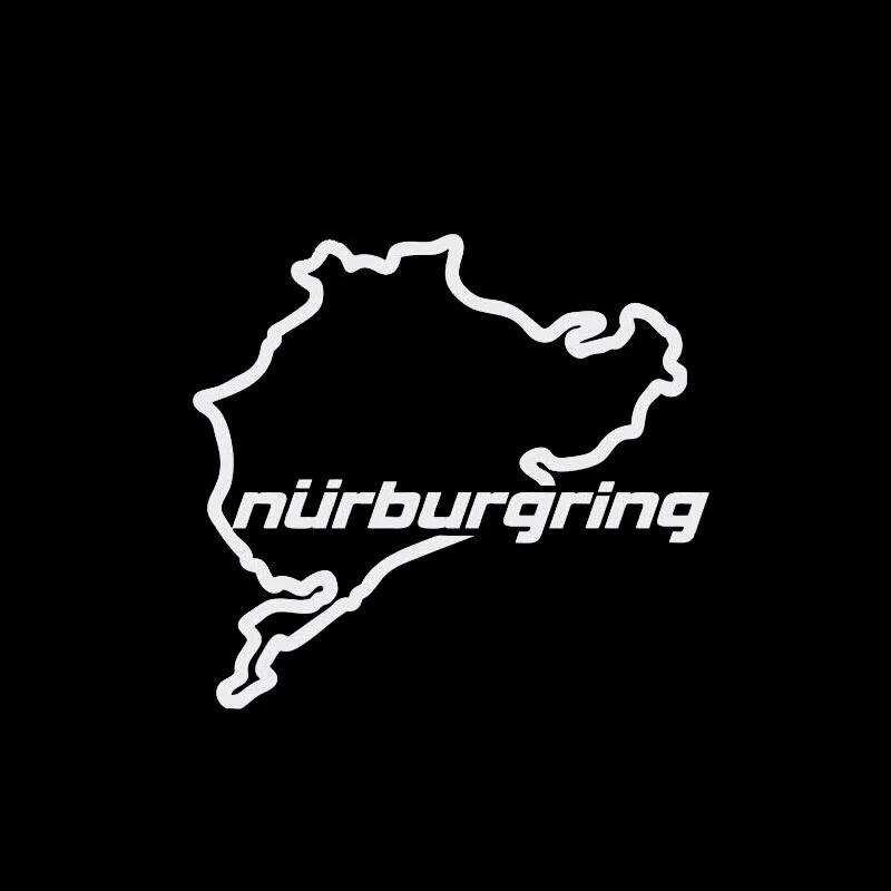

Car Styling Racing Road Racing Nurburgring Creative Fashion Window Stickers 15cm*15cm