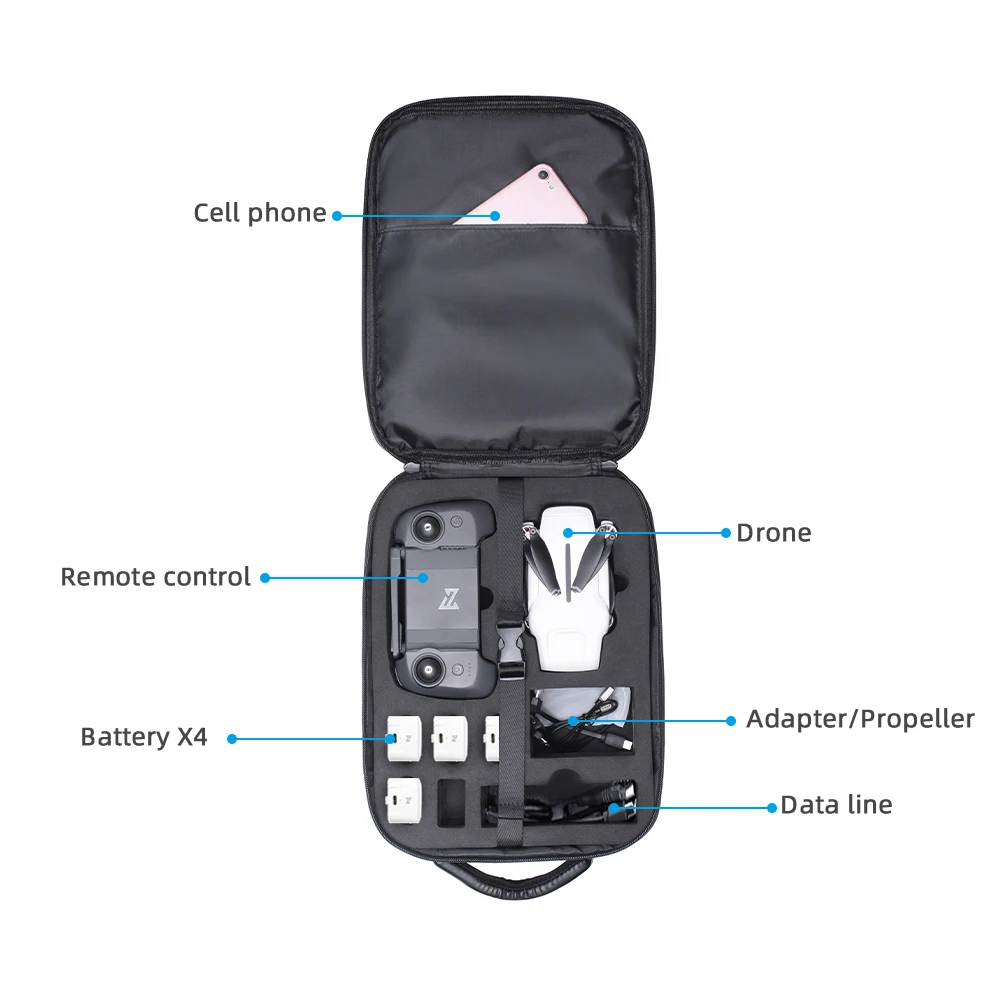 Portable Carrying Case For FIMI X8 Mini Handbag Shoulder Bag Shockproof Storage Bag Large Capacity Bag Drone Accessories