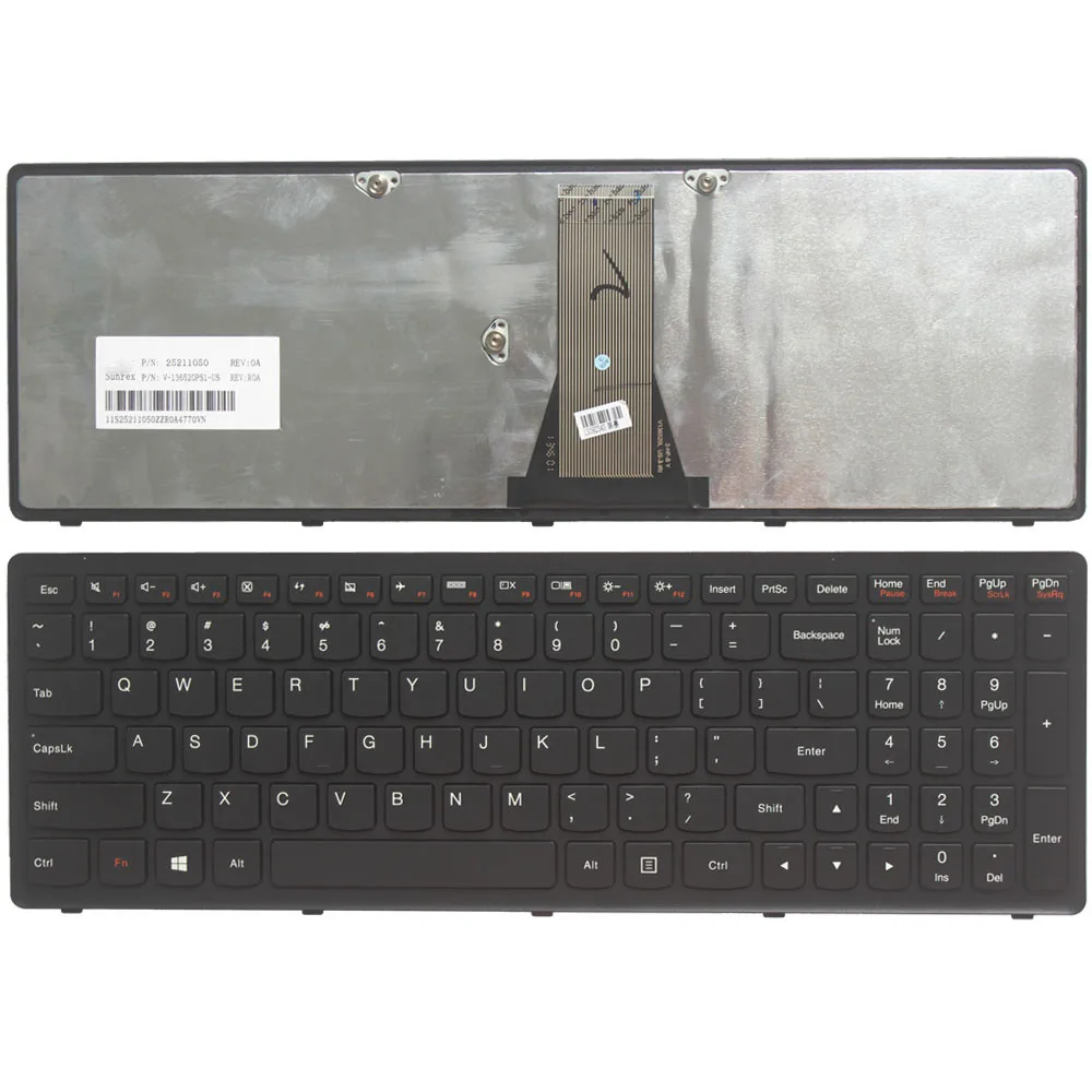 Новая английская клавиатура для ноутбука Lenovo Ideapad S500 G500S G505S G510S Z501 Z510 FZ510 Flex 15 Z505
