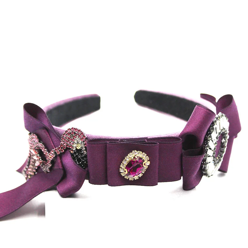 Барокко Стиль пламя птица горный хрусталь геометрическая фиолетовая Женская