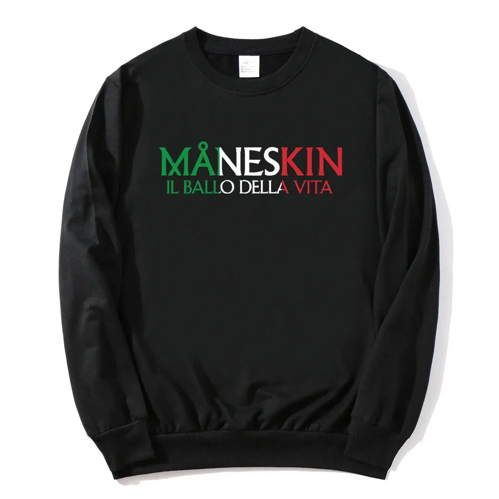 

2021 Hot Sale Maneskin Holiday Street Hip Hop Tracksuits Fashion All-match Sportswears Men/Womens Casual Sweatshirts Streetwears
