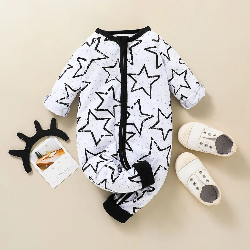 

Baby's Romper 0 to 3 Cotton Baby Clothes Newborn Toddler Fall Girl Clothing for Babies Zipper Kids Clothes Boys Long Sleeve