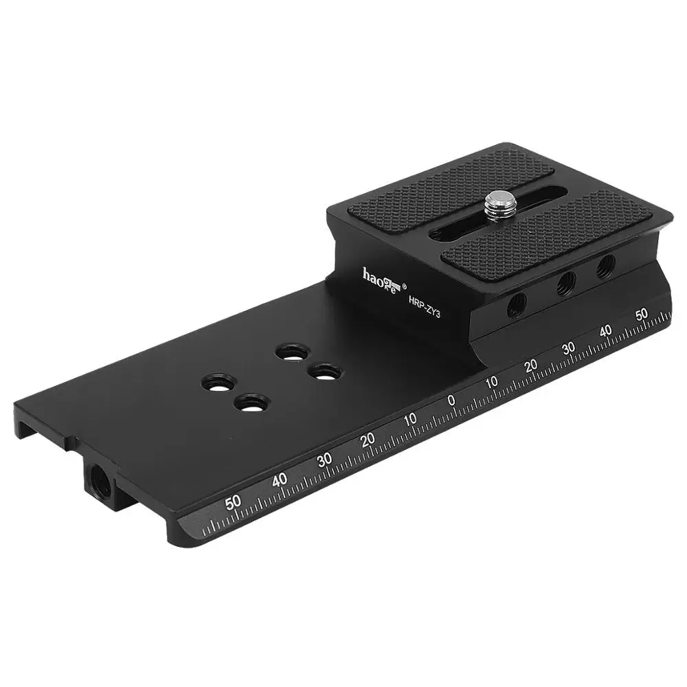Haoge HRP-ZY3 Камера высота стояк Quick Release Plate для Zhiyun Чжи Юн кран 3 лаборатории шарнирный стабилизатор для камеры GoPro