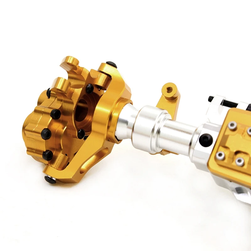 

Rear+Front Portal Axle Housing for 1/10 RC Crawler Traxxas TRX-4 Defender Bronco G500 Metal Upgrade Parts