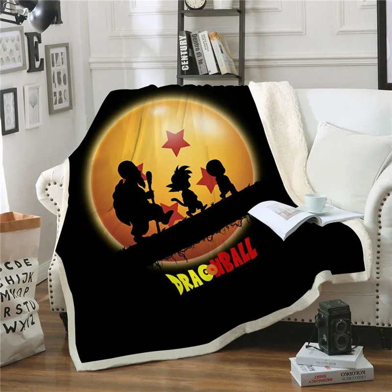 

Custom Boy Sherpa Anime Wool Blanket Bed Fashion Plush Blanket Home Bed Cover Adult Bedding Drop Ship