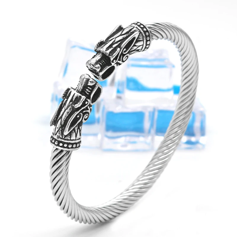 KLDY из нержавеющей стали дракон браслет ювелирные изделия аксессуары Viking мужские