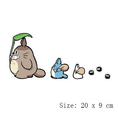 

Car Stickers Decor Motorcycle Decals My Neighbor Totoro with Oak Seeds Decorative Accessories Creative Sunscreen PVC,20cm*9cm